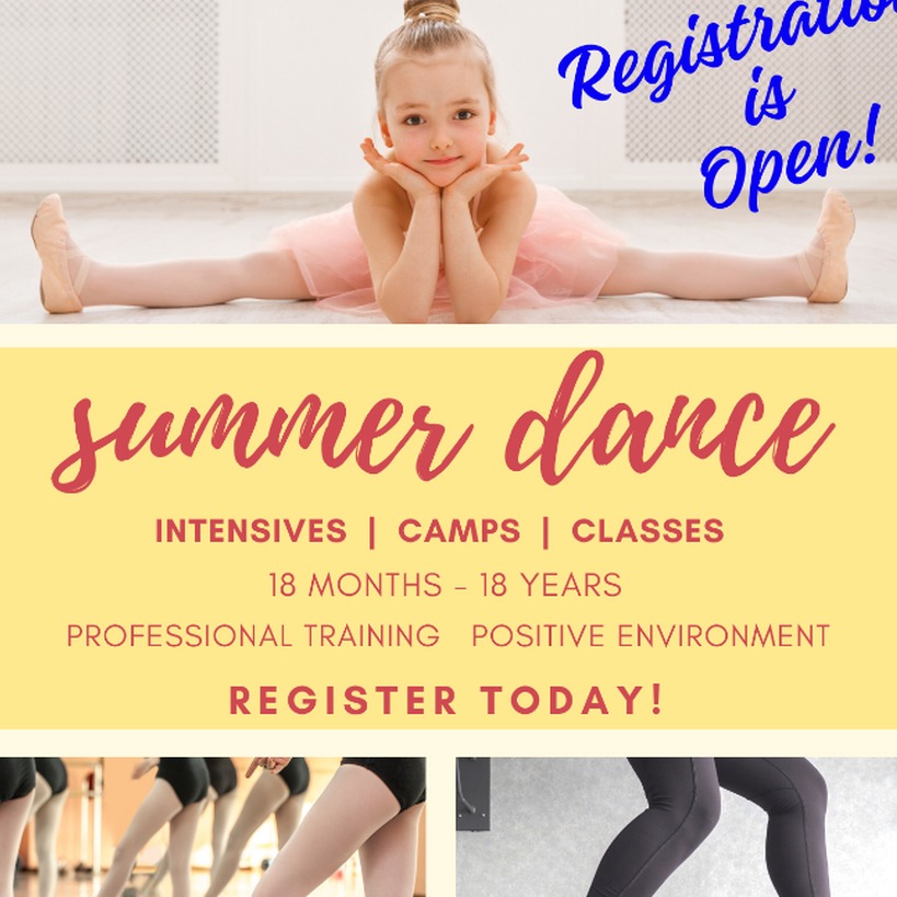 Summer Dance Schedule 2026 - Kids - Registration is open