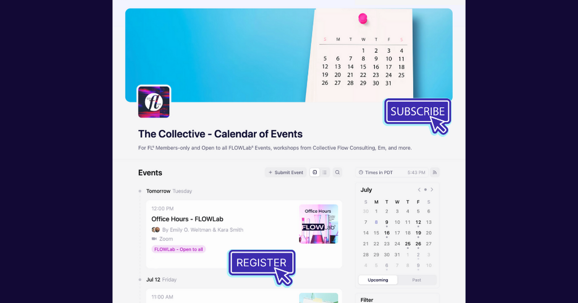 The Collective - Calendar of Events &middot; Luma