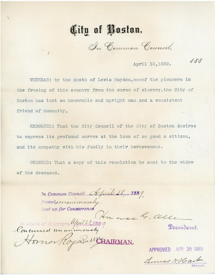 Boston's Own Underground Railroad Conductors: Harriet and Lewis Hayden