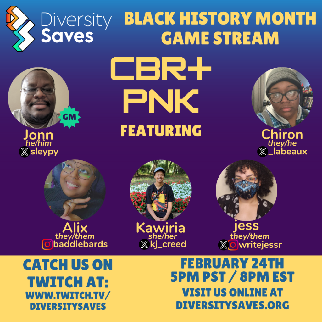 Black History Month VOD: CBR+PNK