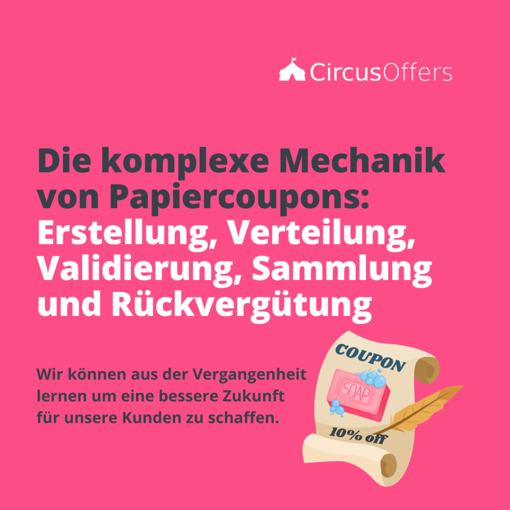 Die komplexe Mechanik von Papiercoupons: Erstellung, Verteilung, Validierung, Sammlung und R&uuml;ckverg&uuml;tung