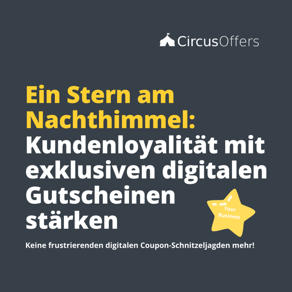 Ein Stern am Nachthimmel: Kundenloyalit&auml;t mit exklusiven digitalen Gutscheinen st&auml;rken