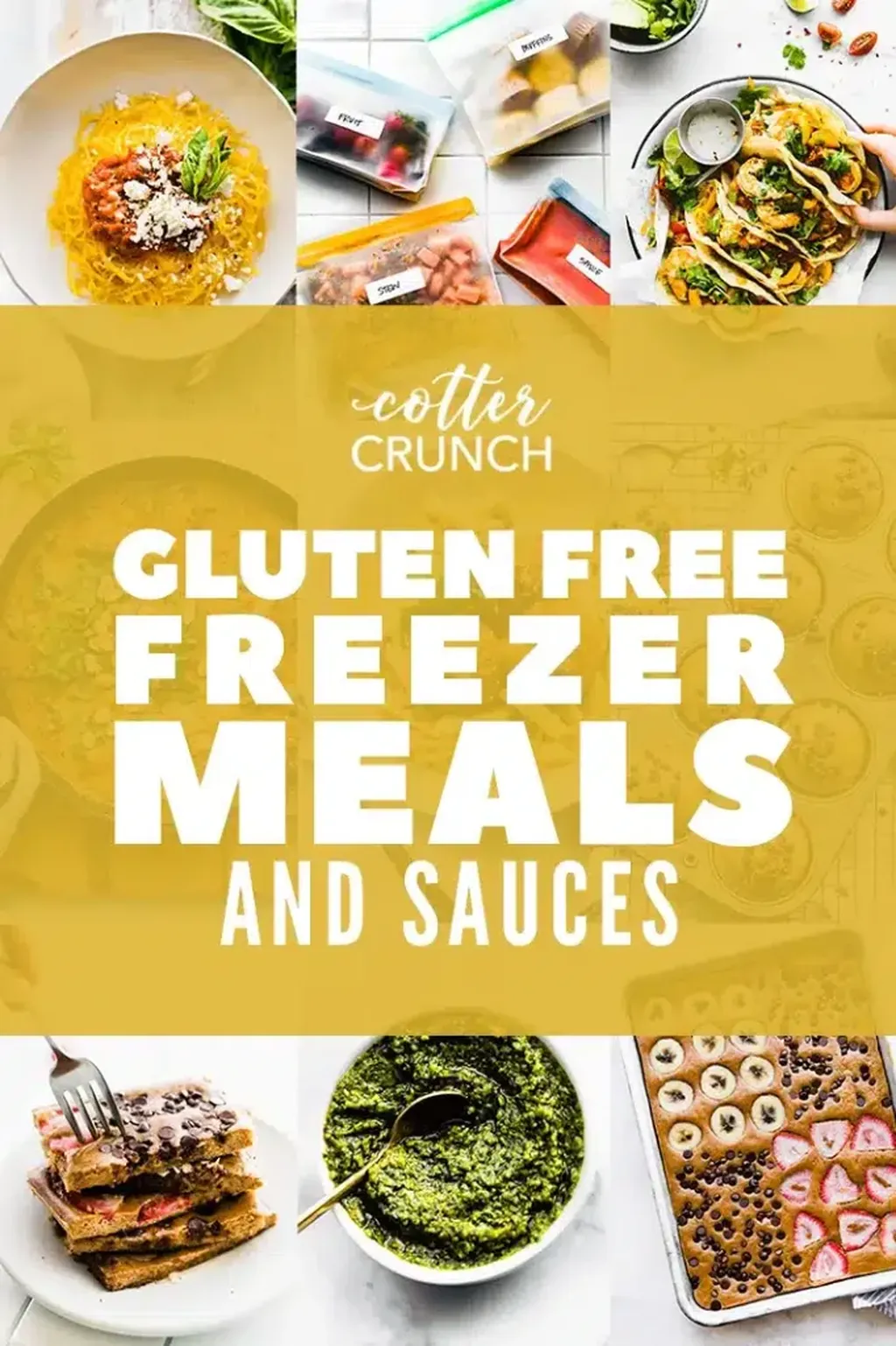 Easy Gluten Free Freezer Meals + Sauces