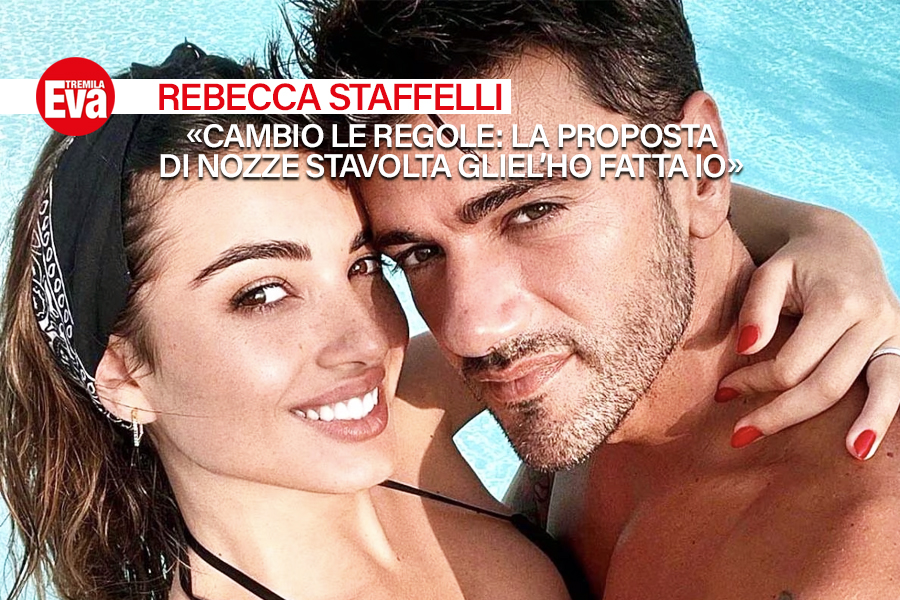 Rebecca Staffelli ha preso tutto da pap&agrave; Vittorio: &laquo;La proposta di matrimonio ad Alessandro l'ho fatta io, bendandolo con un calzino&raquo; - EvaTremila