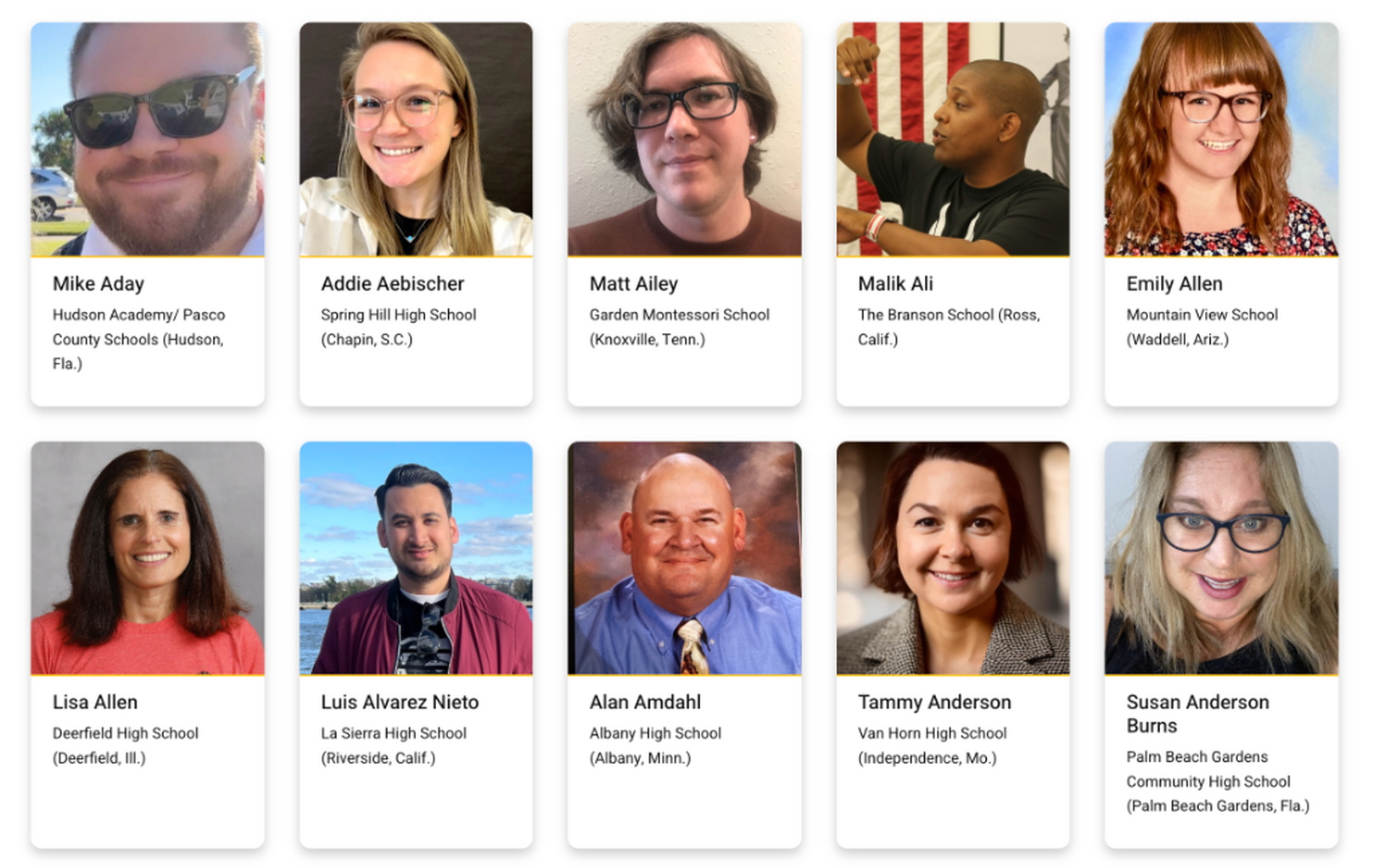 Meet the Retro Report Teacher Ambassadors
