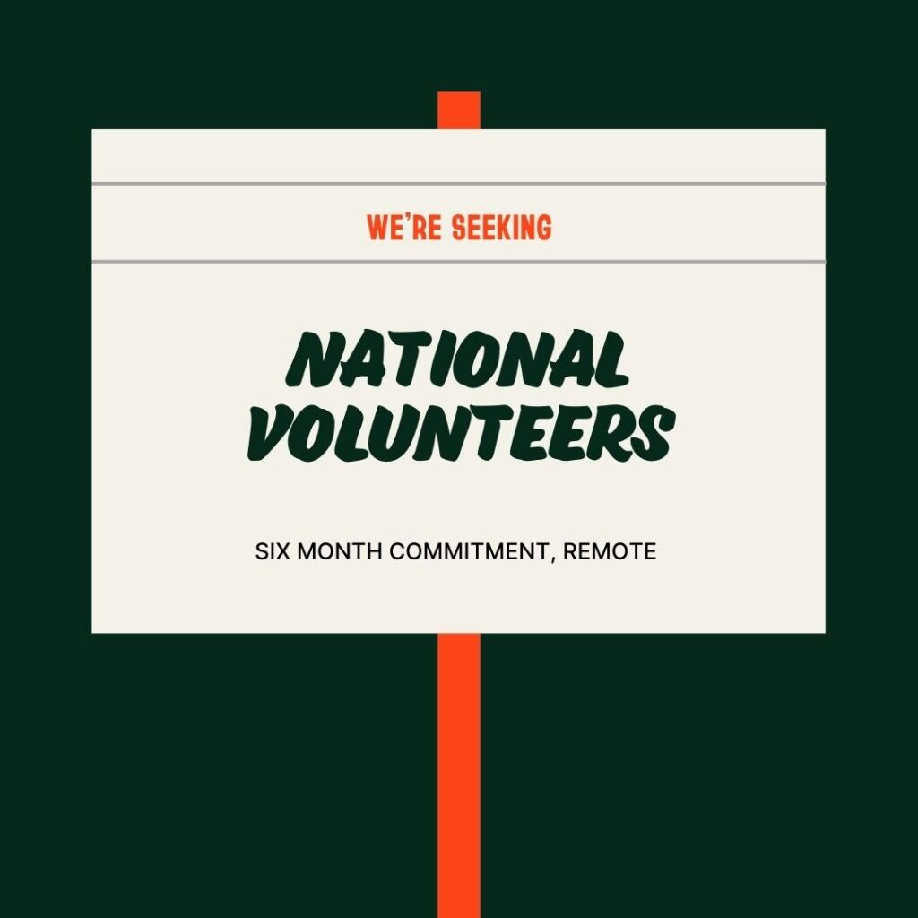  Be a National Volunteer!