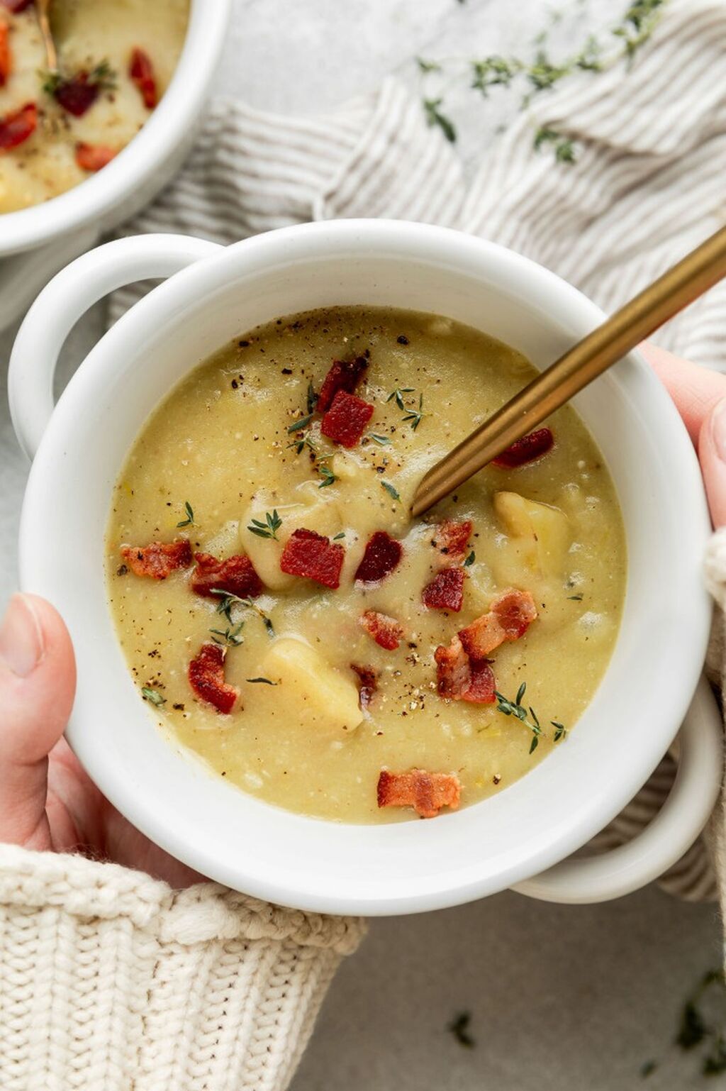 Creamy Potato Leek Soup