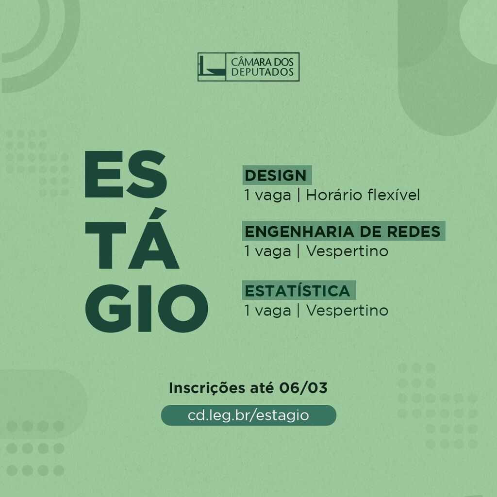 Est&aacute;gio C&acirc;mara dos Deputados