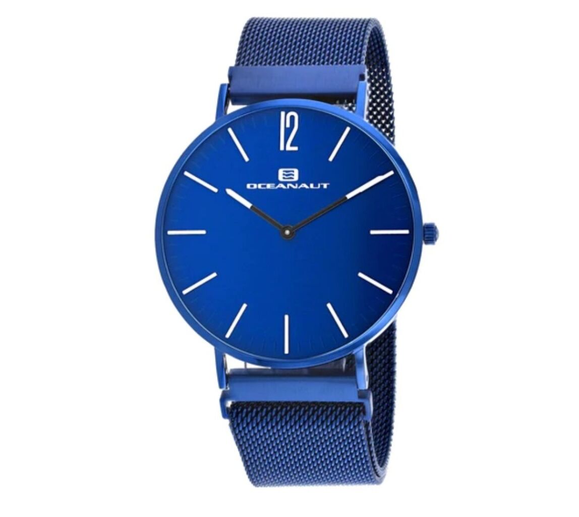 Oceanaut blue dial watch