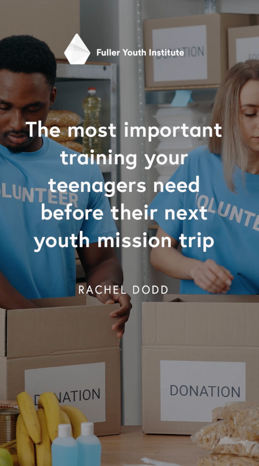 The most important training your teenagers need before their next youth mission trip