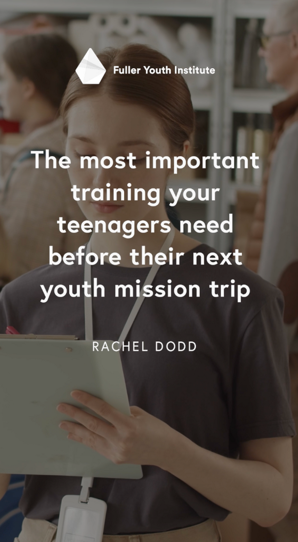 The most important training your teenagers need before their next youth mission trip