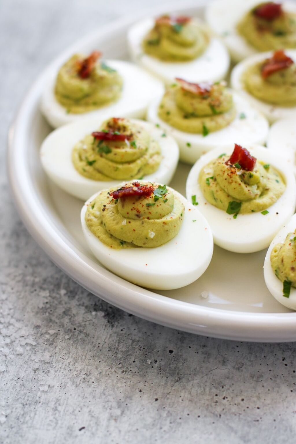 Avocado Deviled Eggs