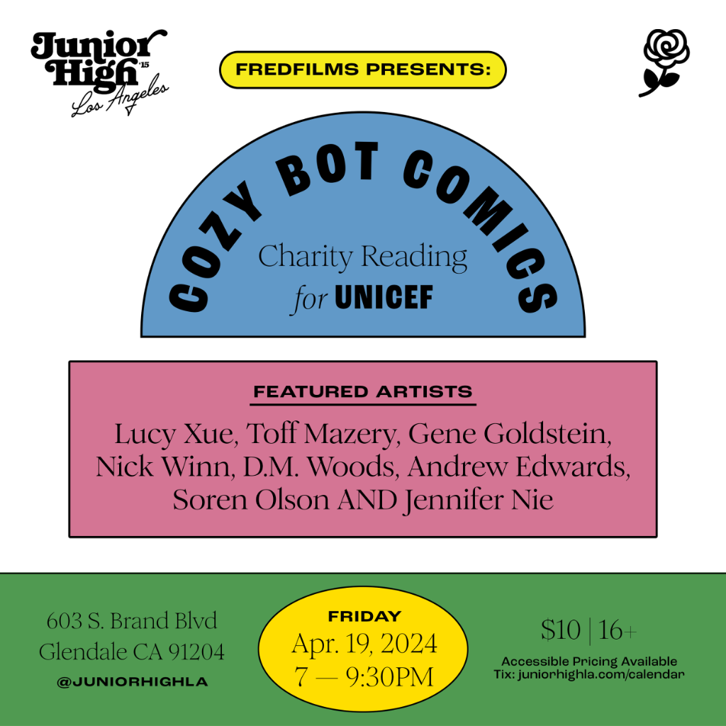 FREDFILMS PRESENTS: COZY BOT COMICS - CHARITY READING FOR UNICEF