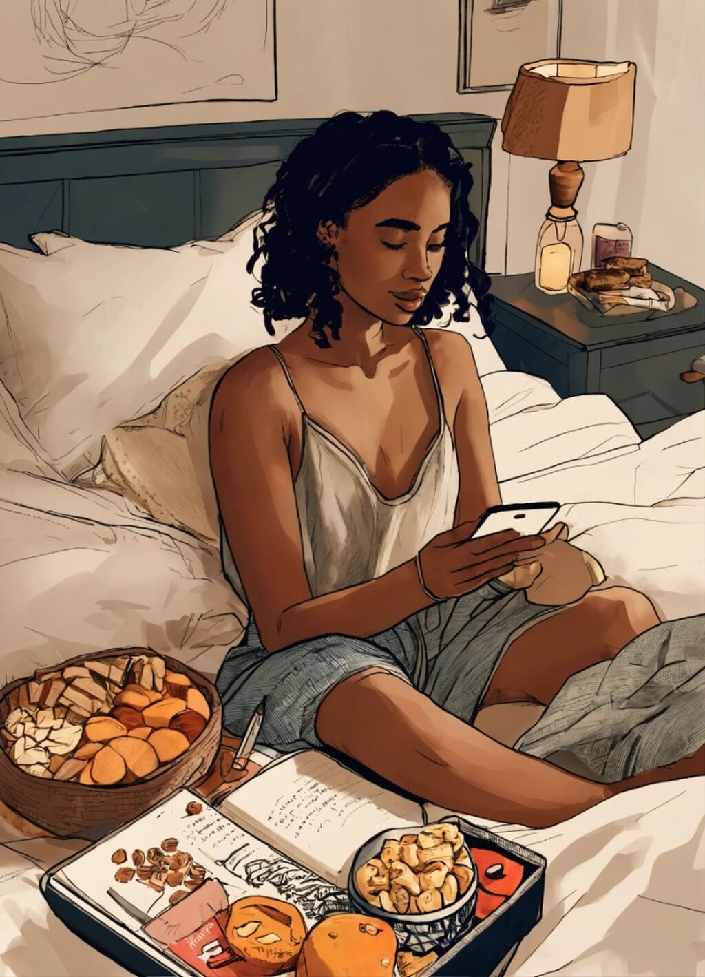 Lo-Fi/Chillhop beats to followback Threads and eat snacks in bed