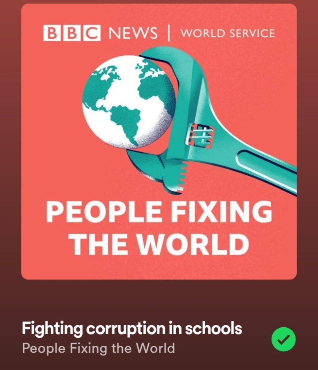 Podcast BBC de Londres: Fighting corruption in schools