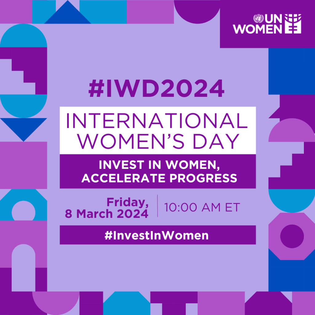 Live event: International Women's Day 8 March