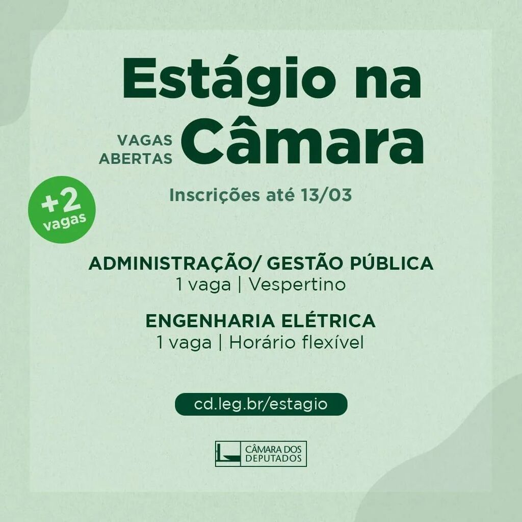 Est&aacute;gio C&acirc;mara dos Deputados