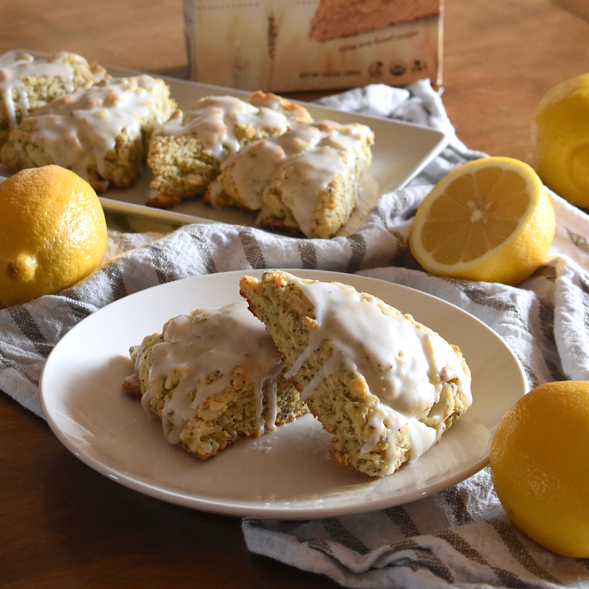 HERITAGE LEMON POPPY SEED SCONES