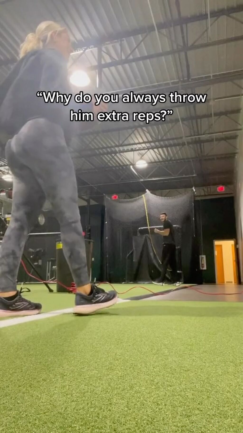 Why do you always throw him extra reps?