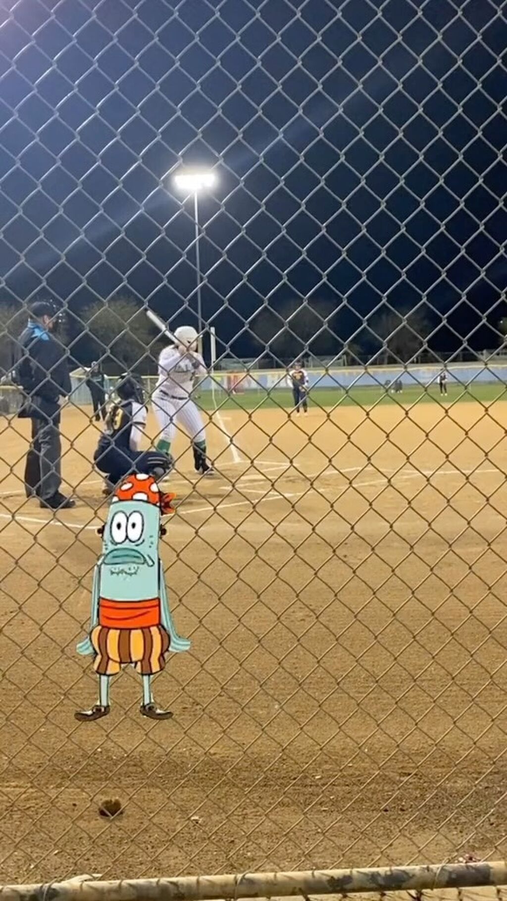 Megan Gibbs sending that ball into orbit 🚀