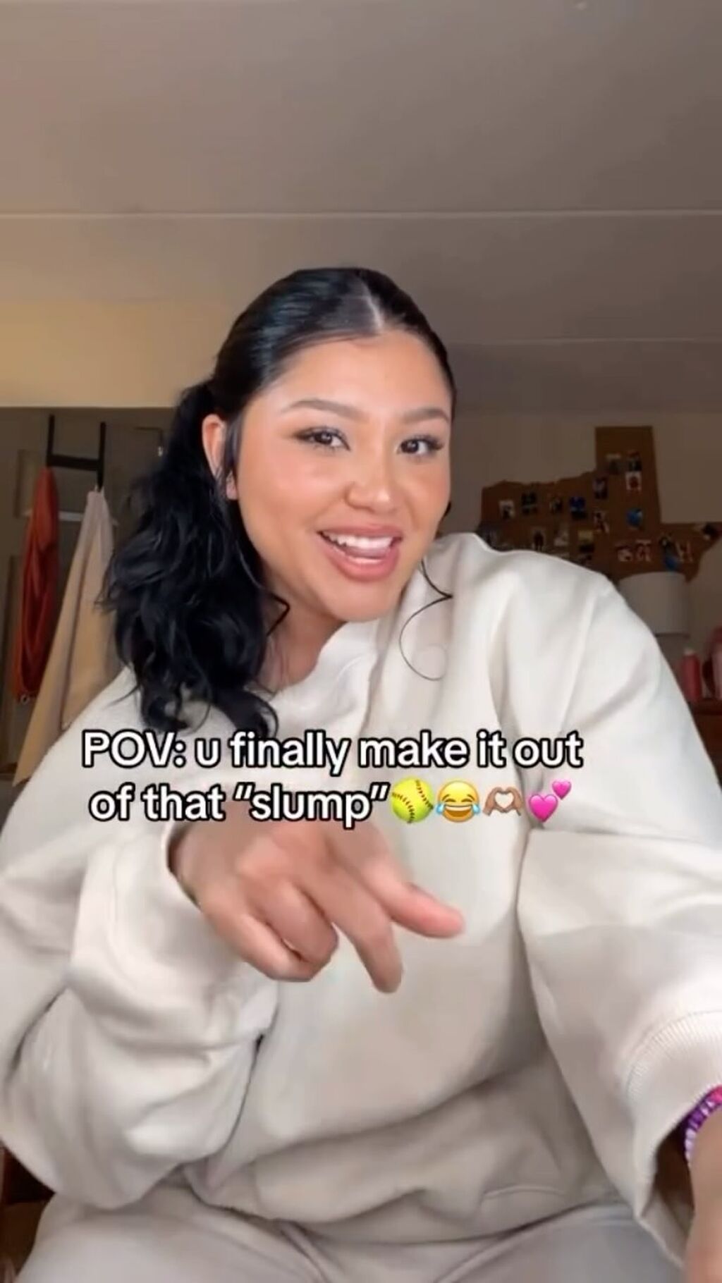 POV: u finally make it out of that "slump" ⚾😂💕