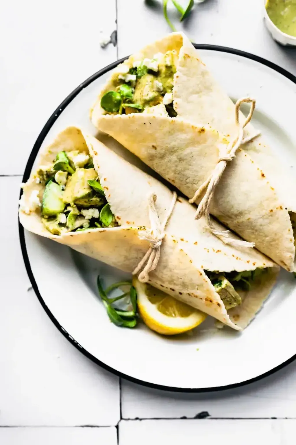 Green Goddess Chicken Salad Wrap