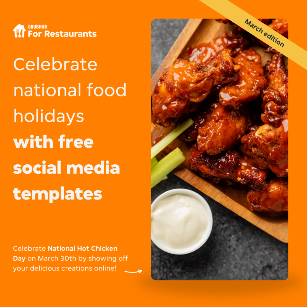 March Food Holidays Template