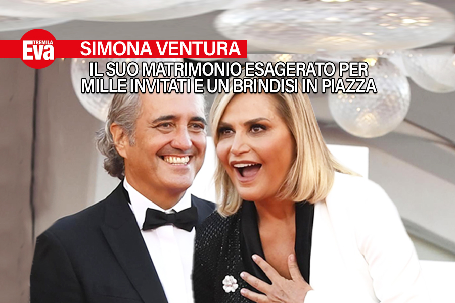 Le nozze da favola di Simona Ventura e Giovanni Terzi: &laquo;Il 6 luglio al Grand Hotel saremo in mille e una cosa &egrave; certa, stavolta non mi vestir&ograve; di bianco&raquo; - EvaTremila