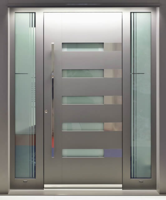 PUERTAS DE ENTRADA DE ALUMINIO
