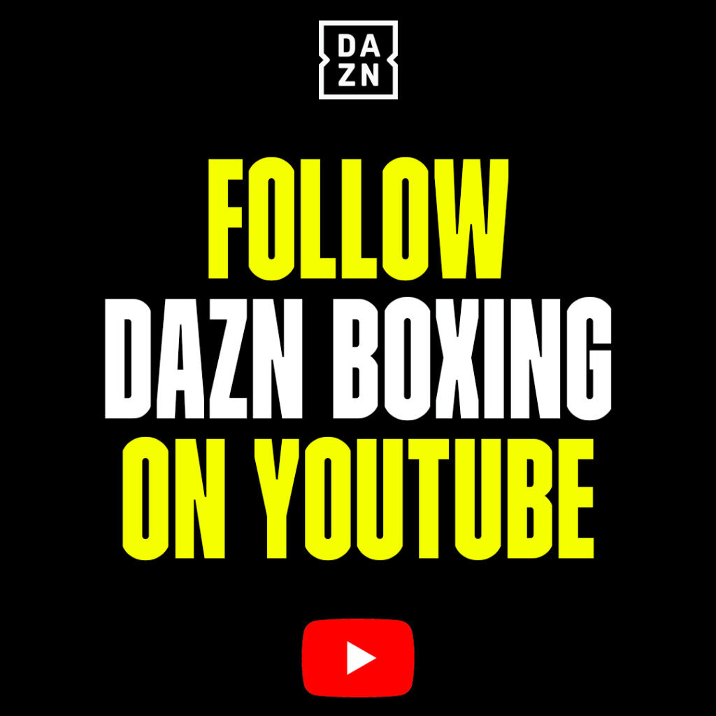 Follow DAZN Boxing on YouTube