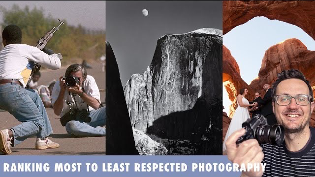 Ranking Most to Least Respected Photographers