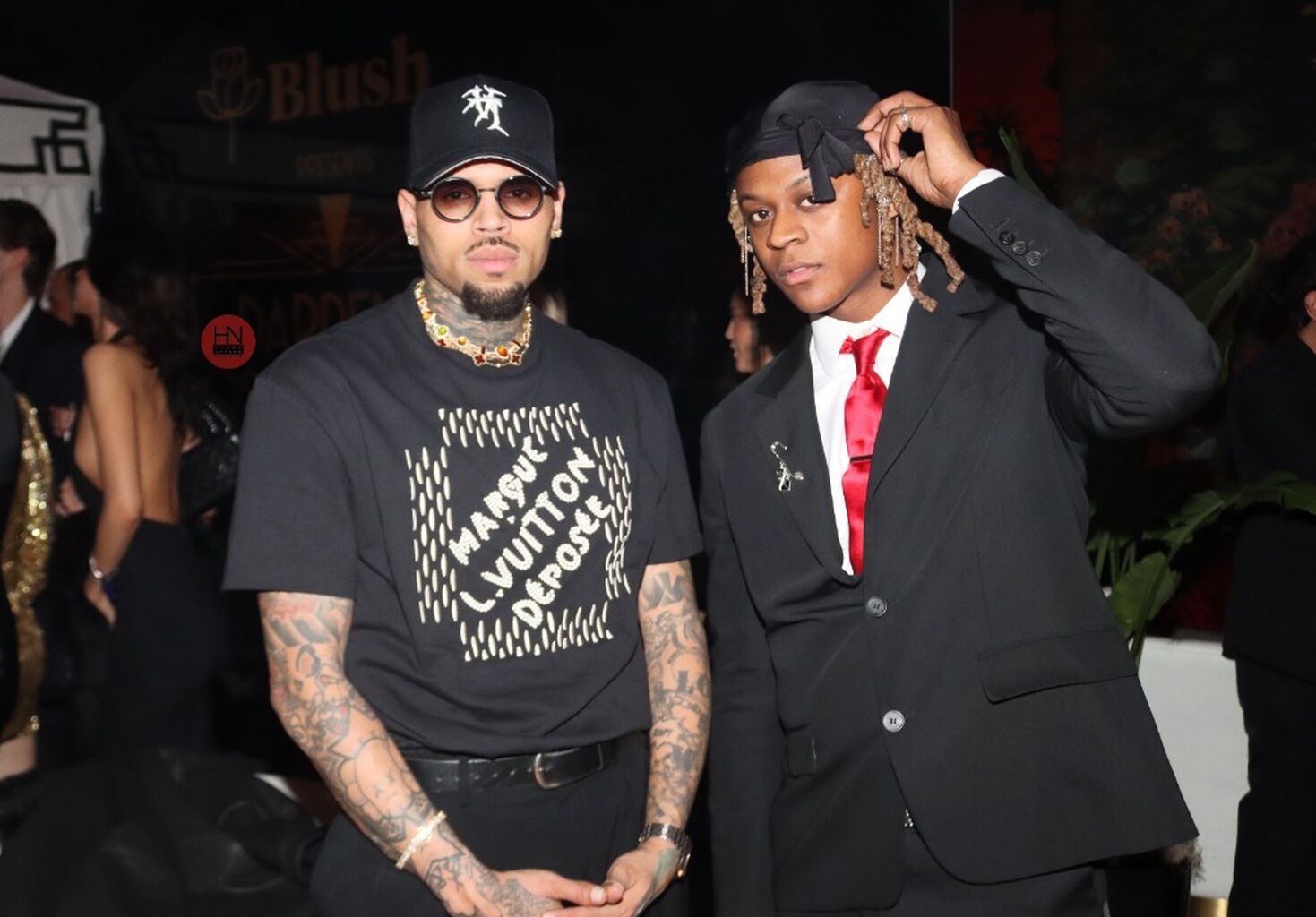 (PHOTOS) Chris Brown, Gunna, The Kid LaRoi, Teyana Taylor and More Stars Attend Darren Dzienciol&rsquo;s Oscar Party
