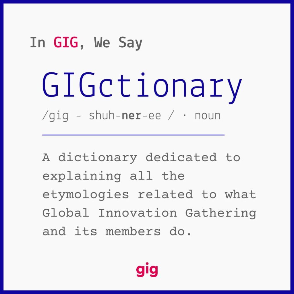 Contribute to GIGtionary