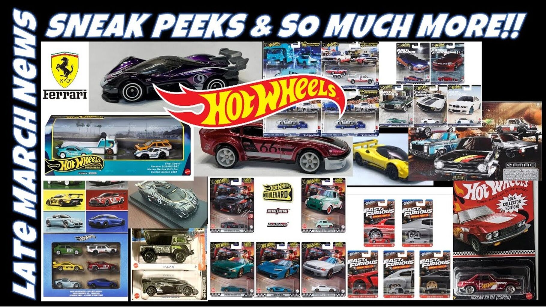 Hot Wheels SNEAK PEEKS & News Late March 2024 #fyp #news
