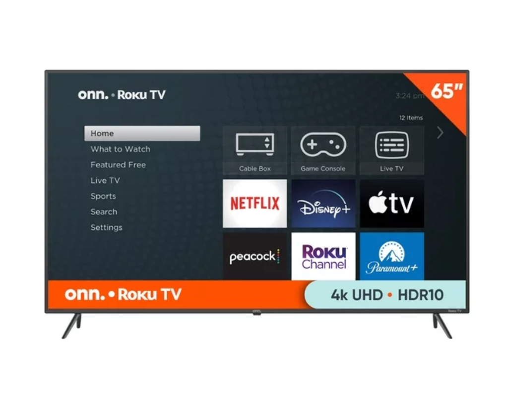 65" Smart 4k tv $298
