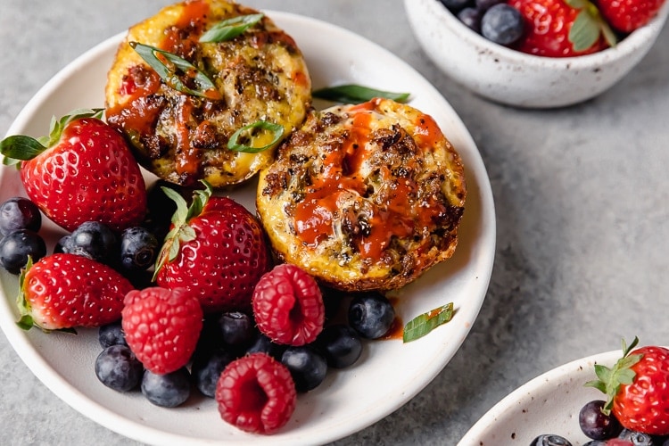 Sausage Hash Brown Egg Muffins