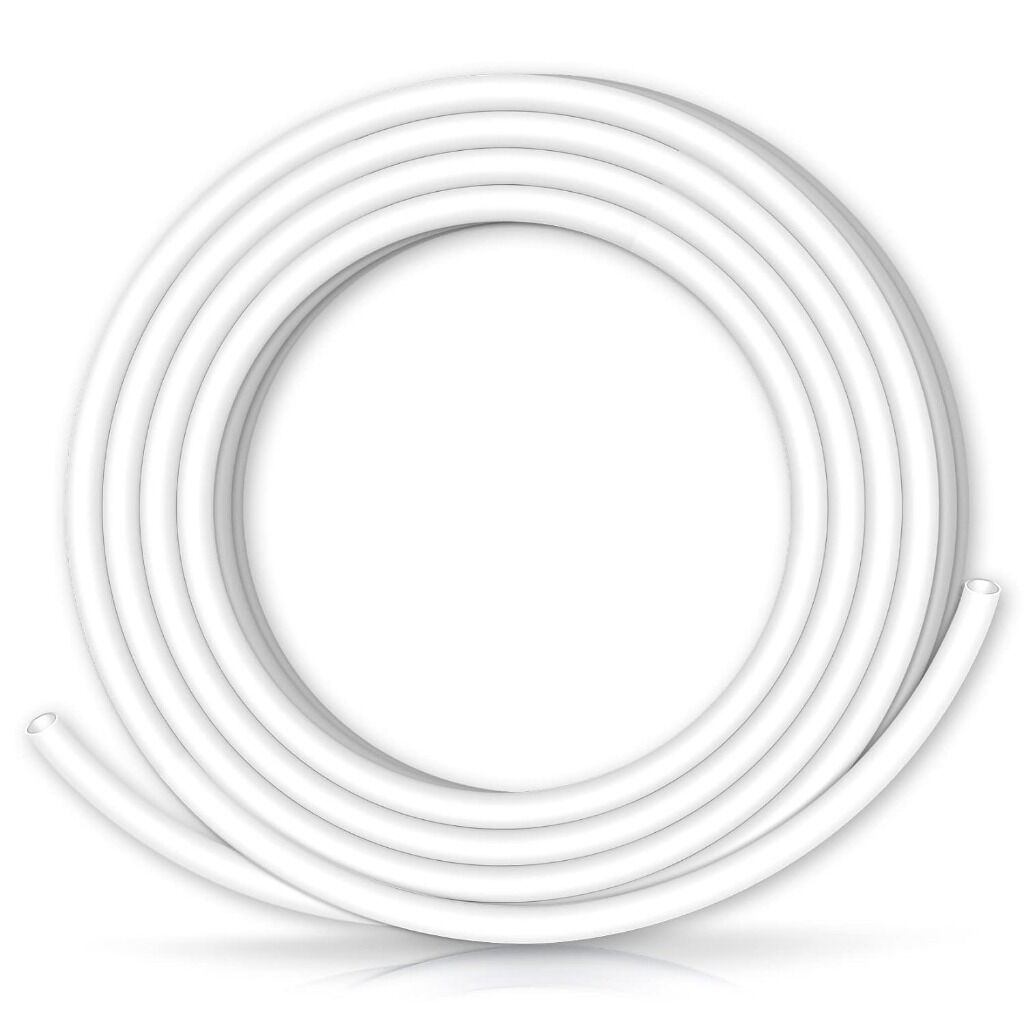 XHF 1/4 Inch 3:1 Waterproof White Heat Shrink Tubing 20 Ft