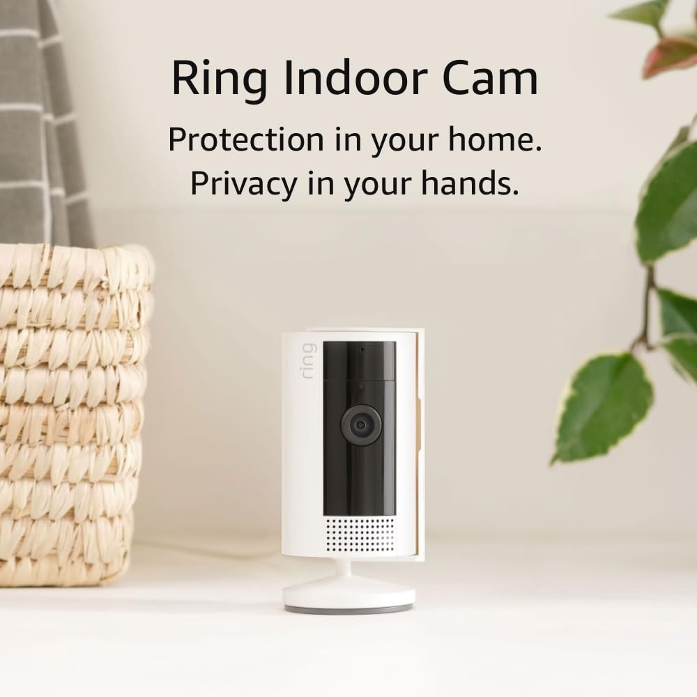 Ring Indoor Cam (2nd Gen)1080p HD Video & Color Night Vision