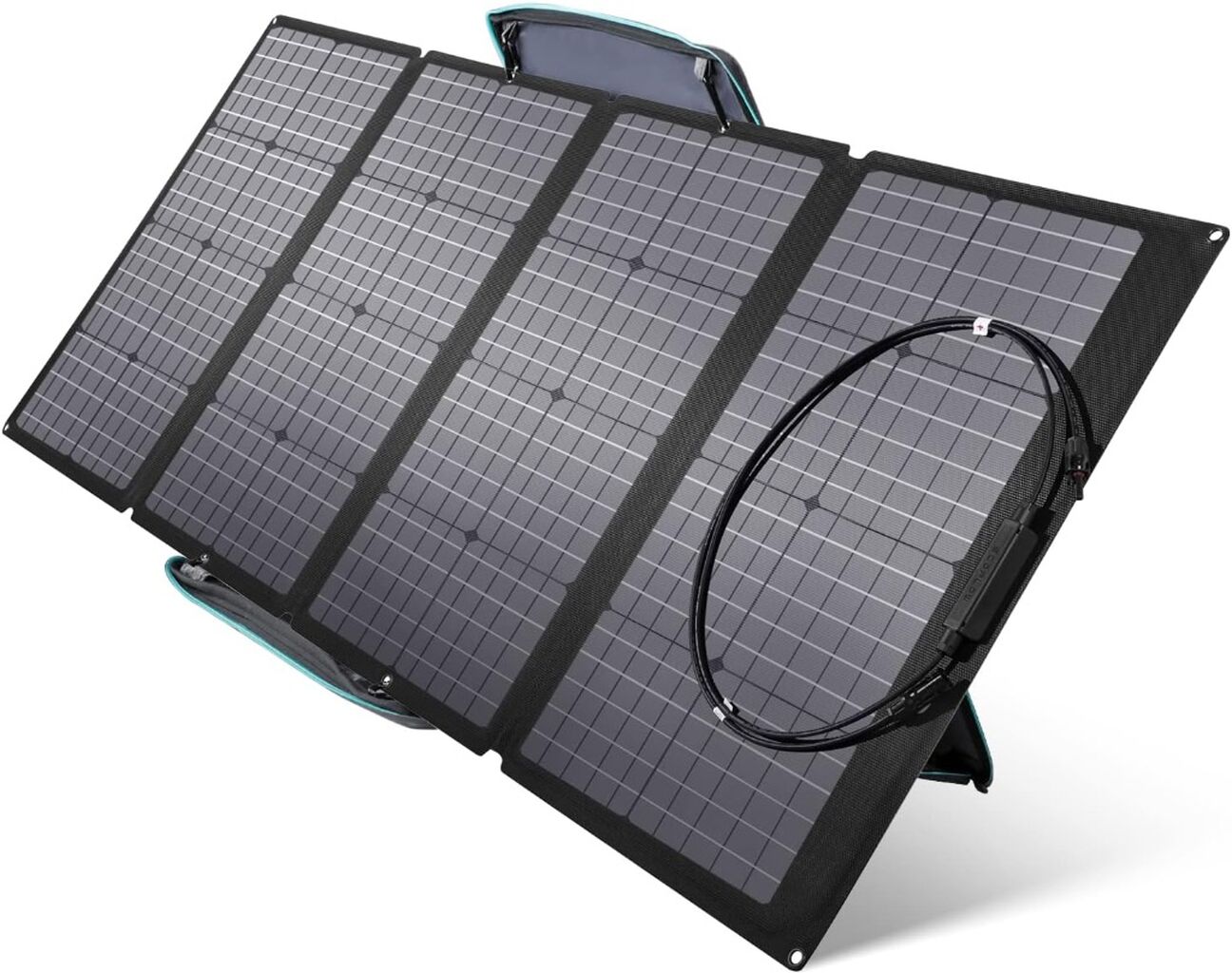 EF ECOFLOW 160 Watt Portable Solar Panel for Power Station, Foldable Solar Charger with Adjustable Kickstand