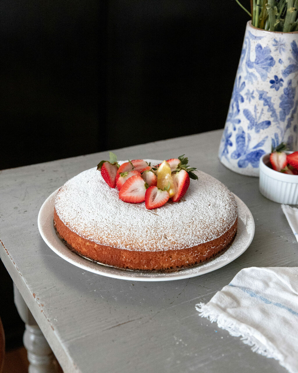 Lemon Yogurt Olive Oil Cake - Mom's Kitchen Handbook