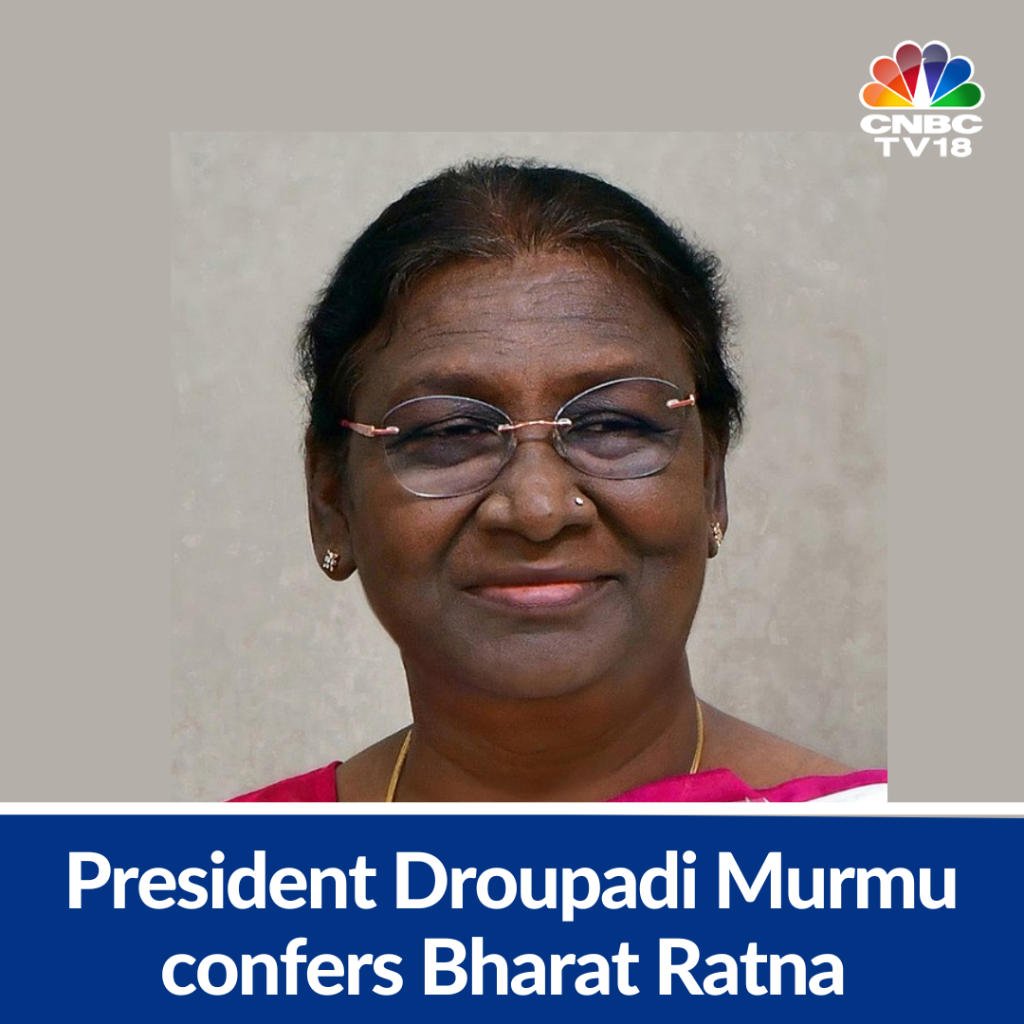 President Droupadi Murmu confers Bharat Ratna on former PMs Narasimha Rao, Charan Singh, 2 others posthumously
