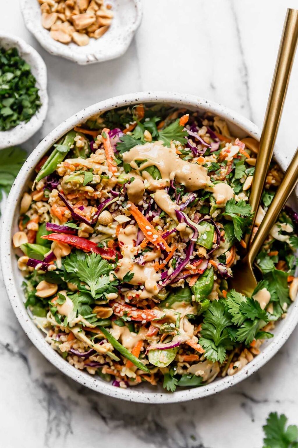 Thai-Inspired Peanut Quinoa Salad