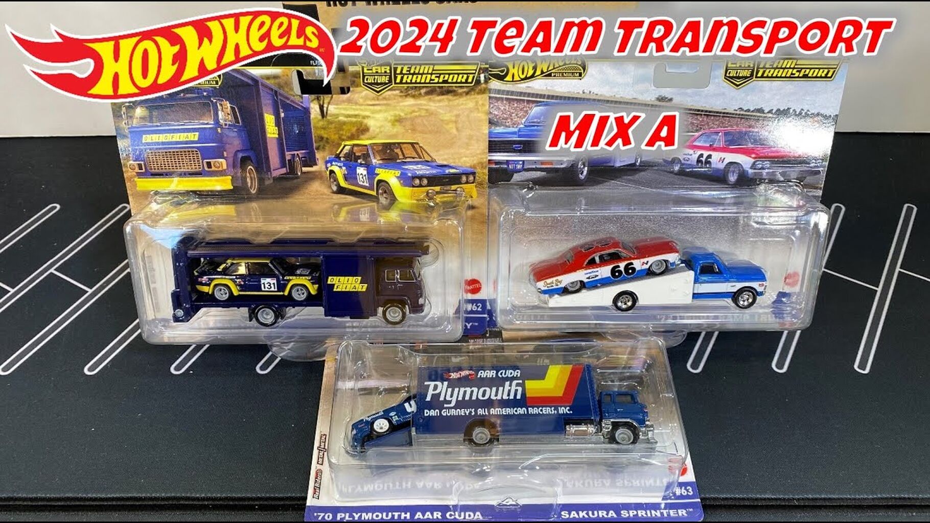 Unboxing Hot Wheels - 2024 Team Transport 2024 Mix A #fyp #carculture
