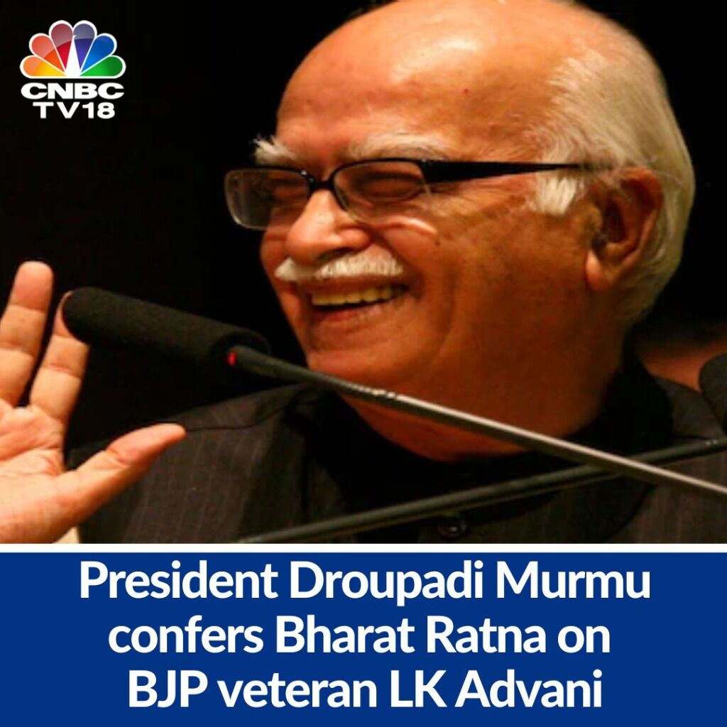 President Droupadi Murmu confers Bharat Ratna on BJP veteran LK Advani