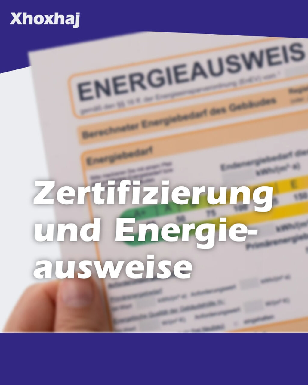 Zertifizierung und Energieausweise