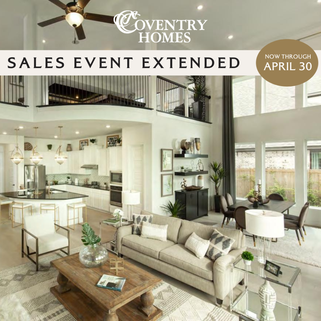 Coventry Homes&lsquo; Ultimate Savings Event Extended