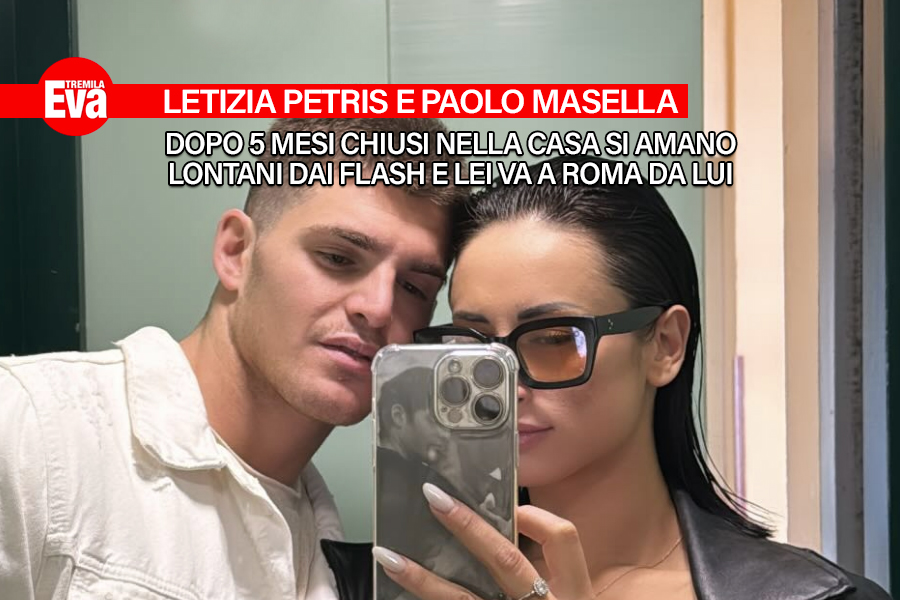 Letizia Petris e Paolo Masella si amano fuori dal Grande Fratello. Lei ha dormito per la prima volta a casa di Paolo e dopo 5 mesi passati insieme 24 ore su 24 non lo vuole lasciare pi&ugrave;: &laquo;Lo vedo nella mia vita per sempre&raquo;. - EvaTremila