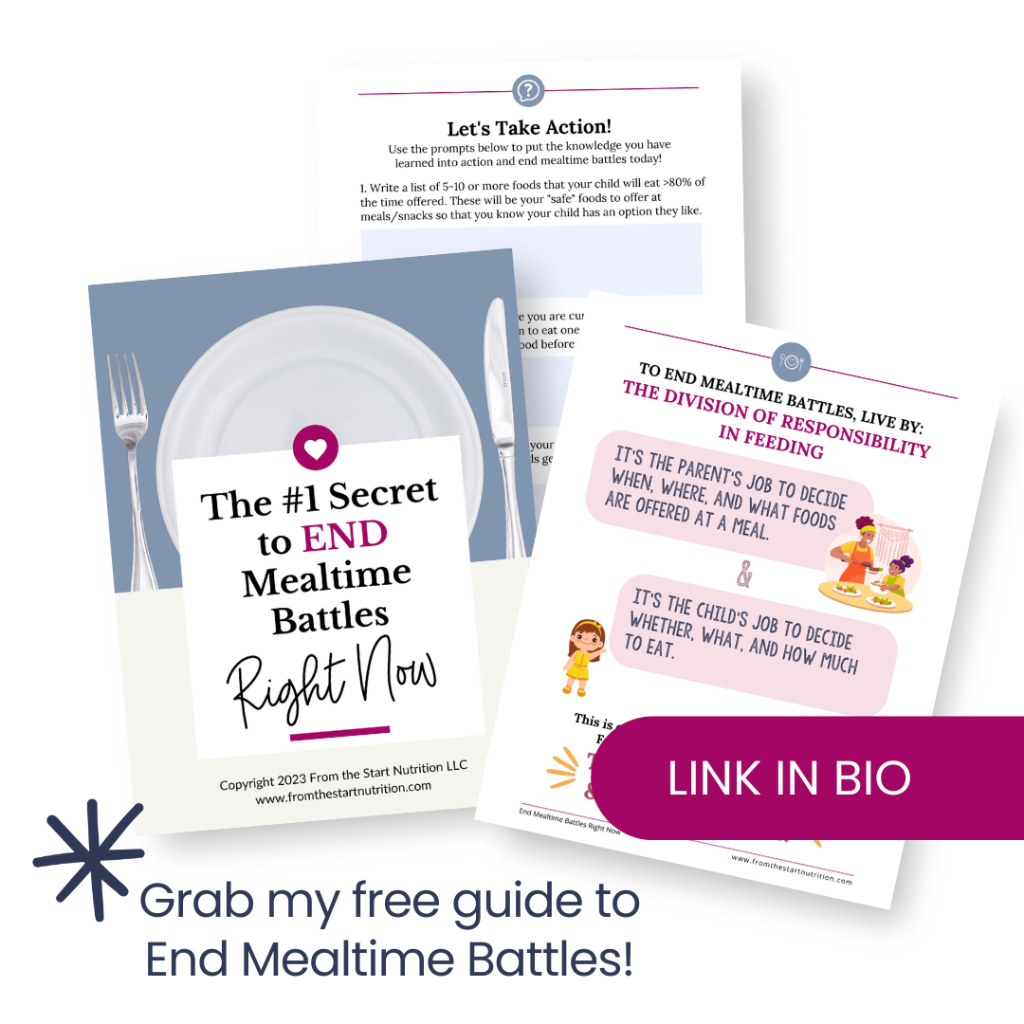 Download Your FREE Guide: Learn the #1 Secret to END MEALTIME BATTLES Right Now!