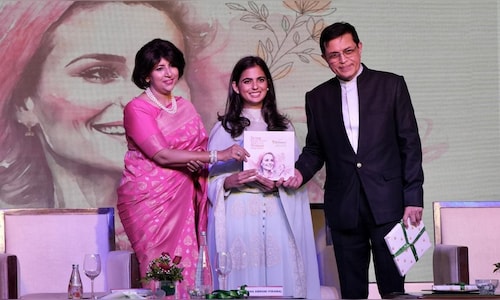 Isha Ambani Piramal launches book curated by Dr. Vijay Haribhakti on breast cancer