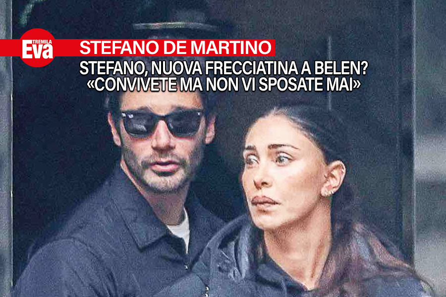 Stefano De Martino scherza sulle nozze e gela Belen Rodriguez: &laquo;State insieme, vivete insieme ma non vi sposate mai, perch&eacute; l'87% dei matrimoni finisce&raquo;. Ma Mara Maionchi difende la famiglia: &laquo;Vivere insieme senza sposarsi, sai che rottura&raquo; - EvaTremila